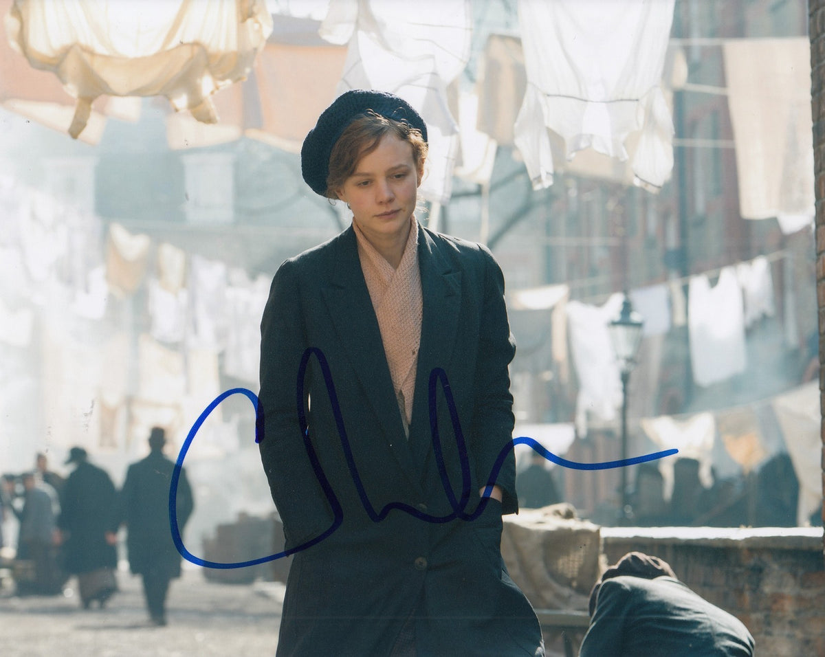 CAREY MULLIGAN signed (SUFFRAGETTE) ACTRESS 8X10 photo W/COA *MAUD WATTS* #2