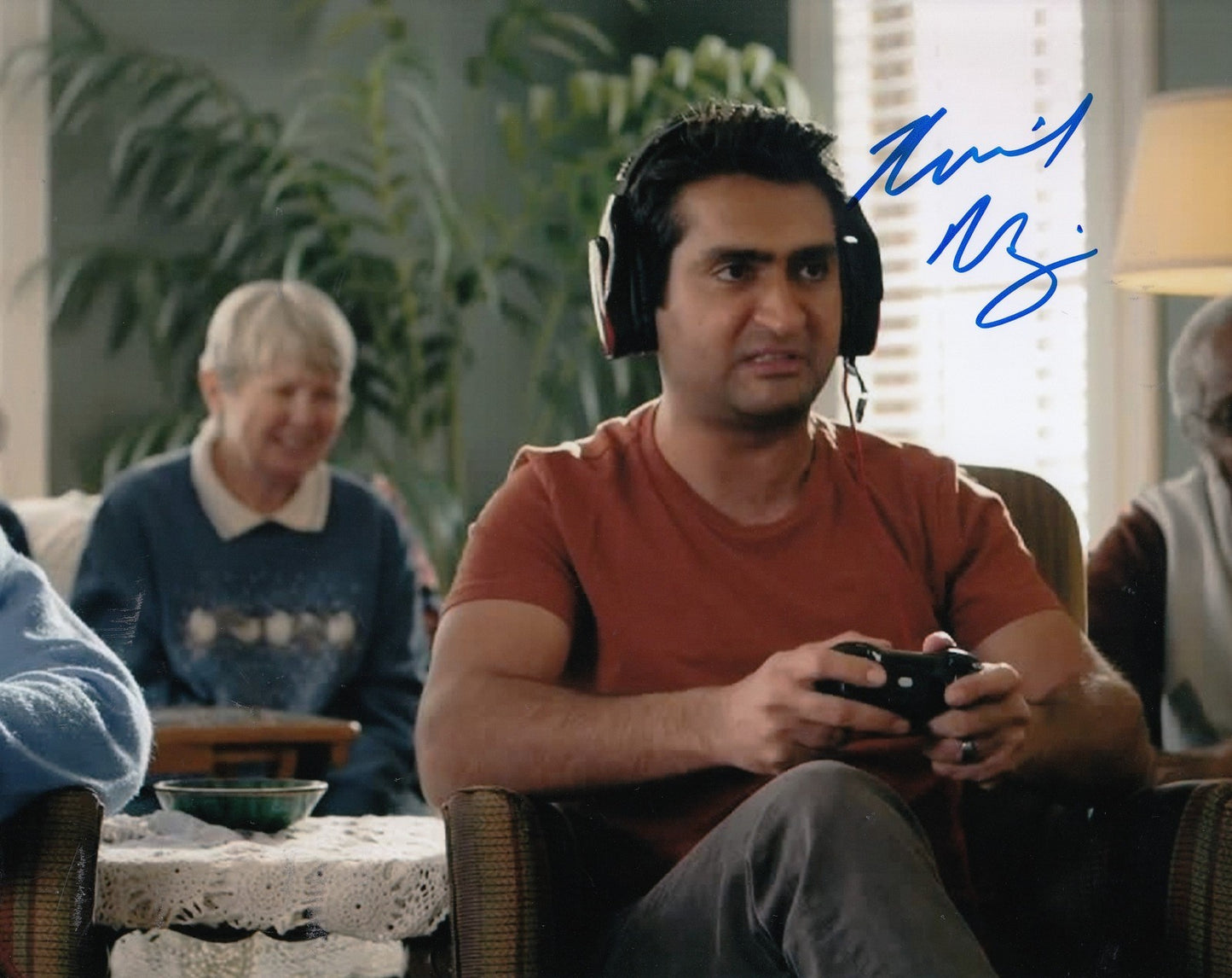 Kumail Nanjiani signed *Silicon Valley* 8X10 photo W/COA Dinesh Chugtai #1