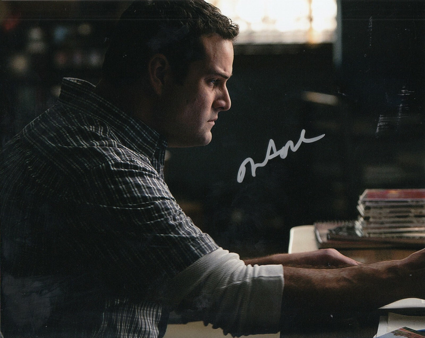 MAX ADLER signed (GLEE) 8X10 photo *Dave Karofsky* autographed W/COA #2