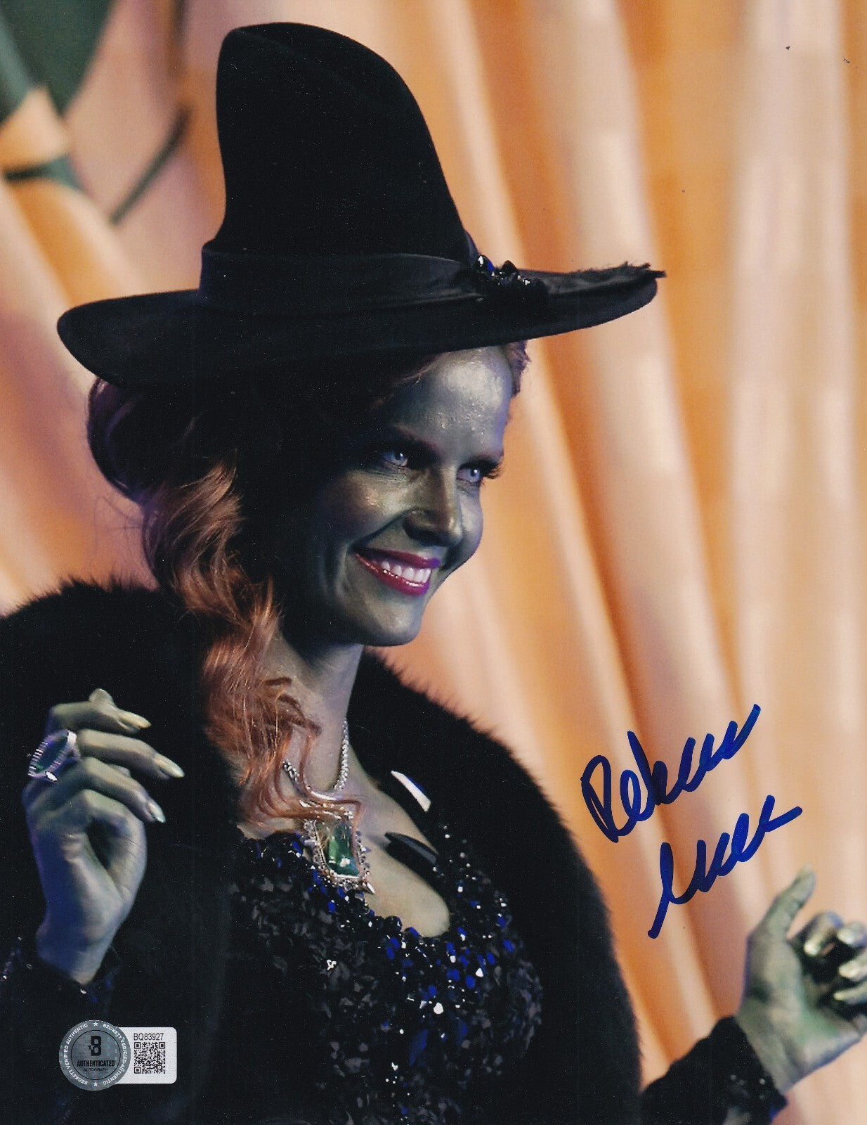 REBECCA MADER signed (ONCE UPON A TIME) Zelena 8X10 photo BECKETT BAS BQ83927
