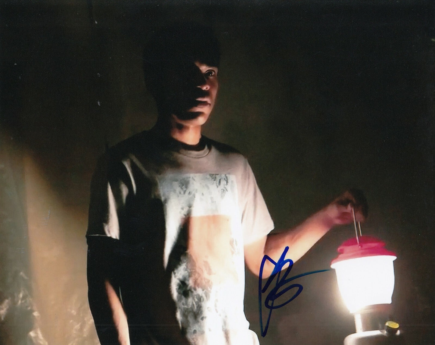 KELVIN HARRISON JR signed (IT COMES AT NIGHT) Movie 8x10 photo *TRAVIS* W/COA