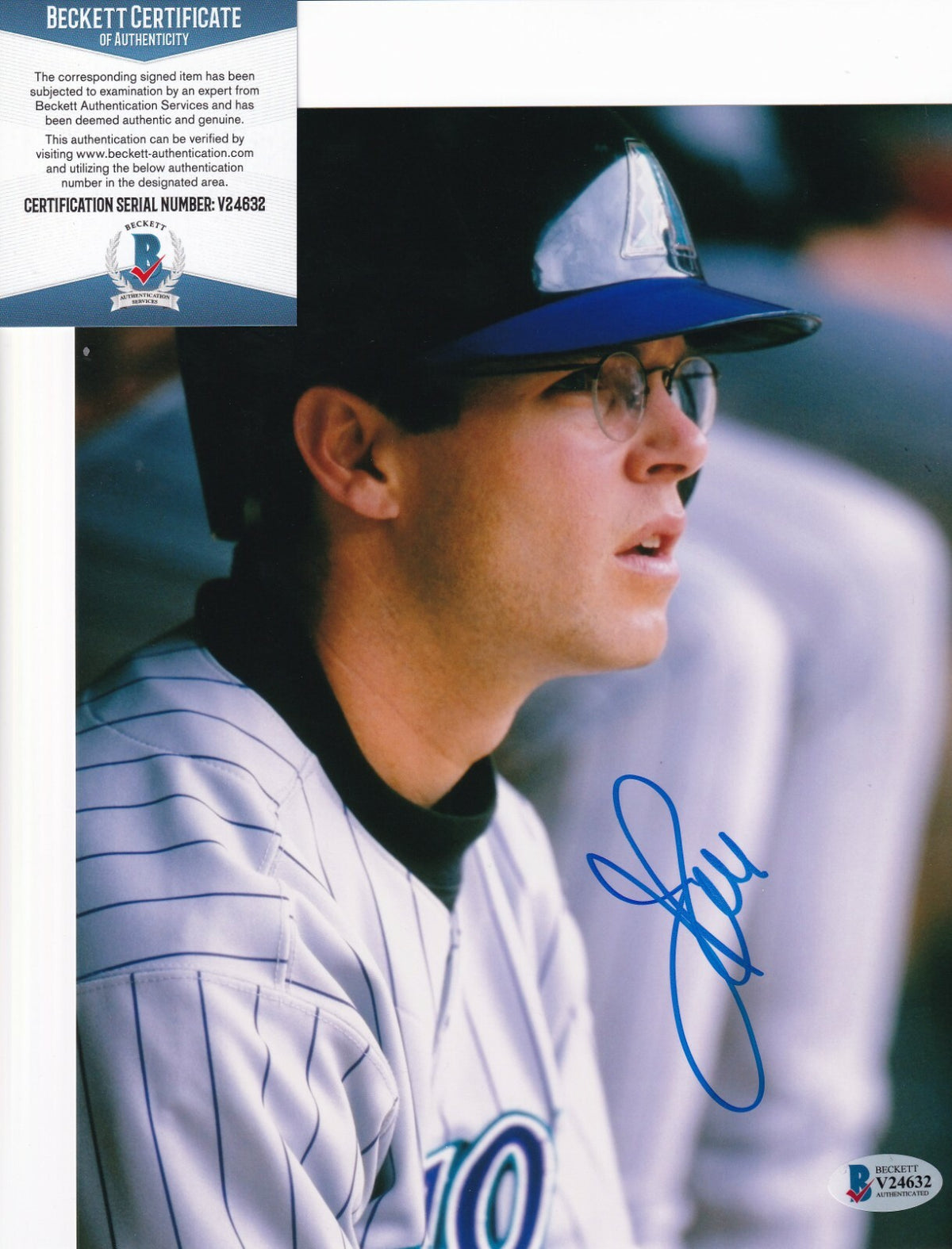 JAY BELL signed (ARIZONA DIAMONDBACKS) autographed 8X10 photo BECKETT BAS V24632