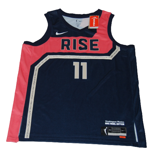 ELENA DELLE DONNE signed (WASHINGTON MYSTICS) Nike Rebel jersey PSA/DNA AN10196