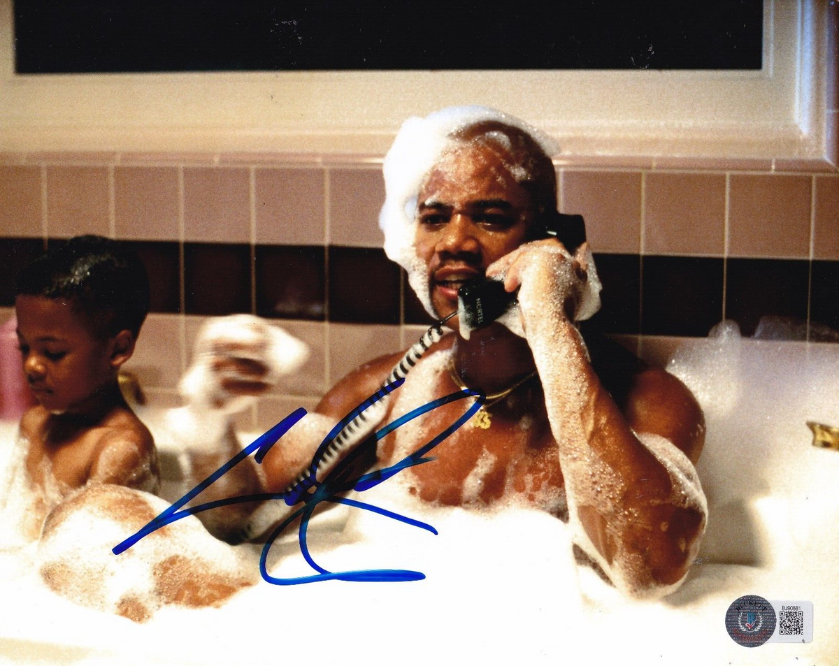 CUBA GOODING JR signed (JERRY MAGUIRE) Movie 8X10 photo BECKETT BAS BJ90881