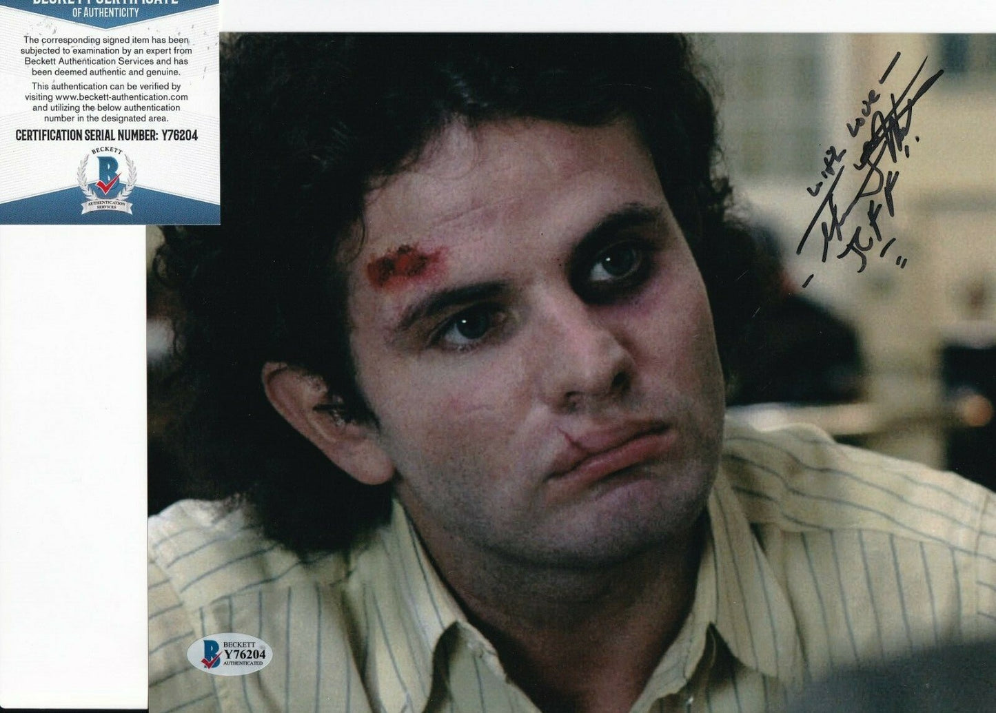 THOMAS G. WAITES signed (AND JUSTICE FOR ALL) Jeff 8X10 photo BECKETT BAS Y76204