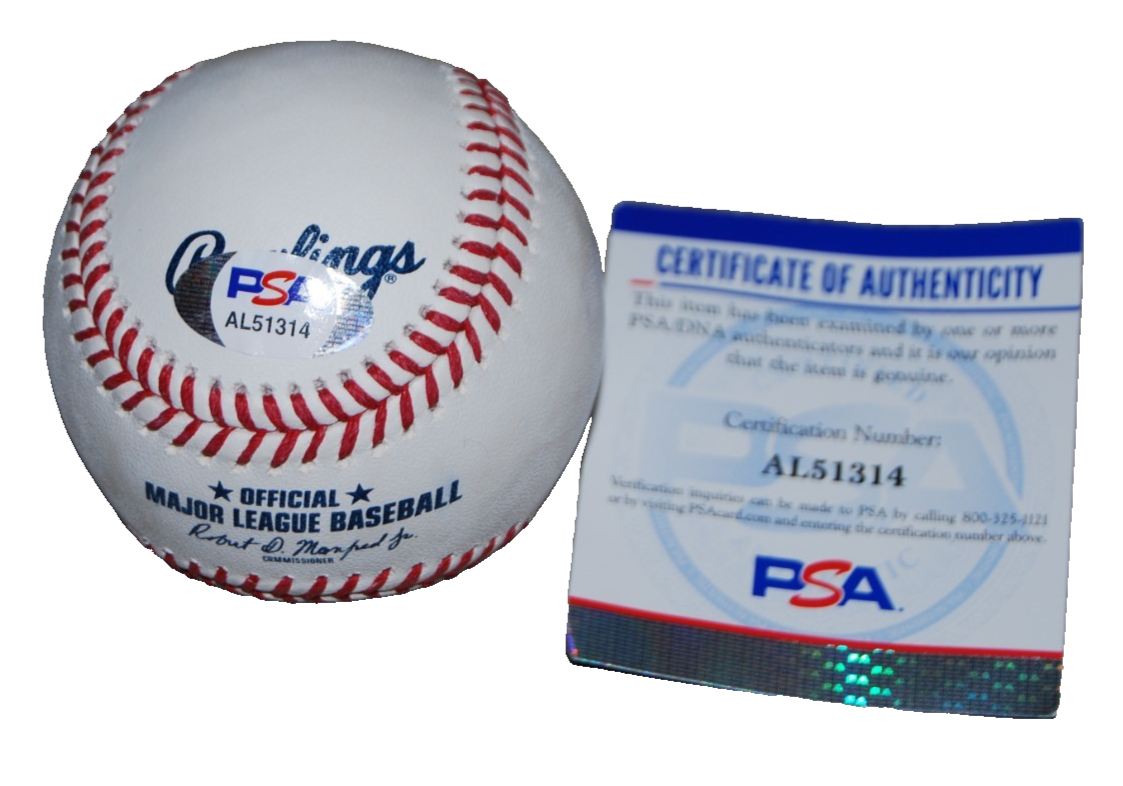 DORIAN FINNEY-SMITH signed (HOUSTON ROCKETS) OML baseball PSA/DNA AL51314