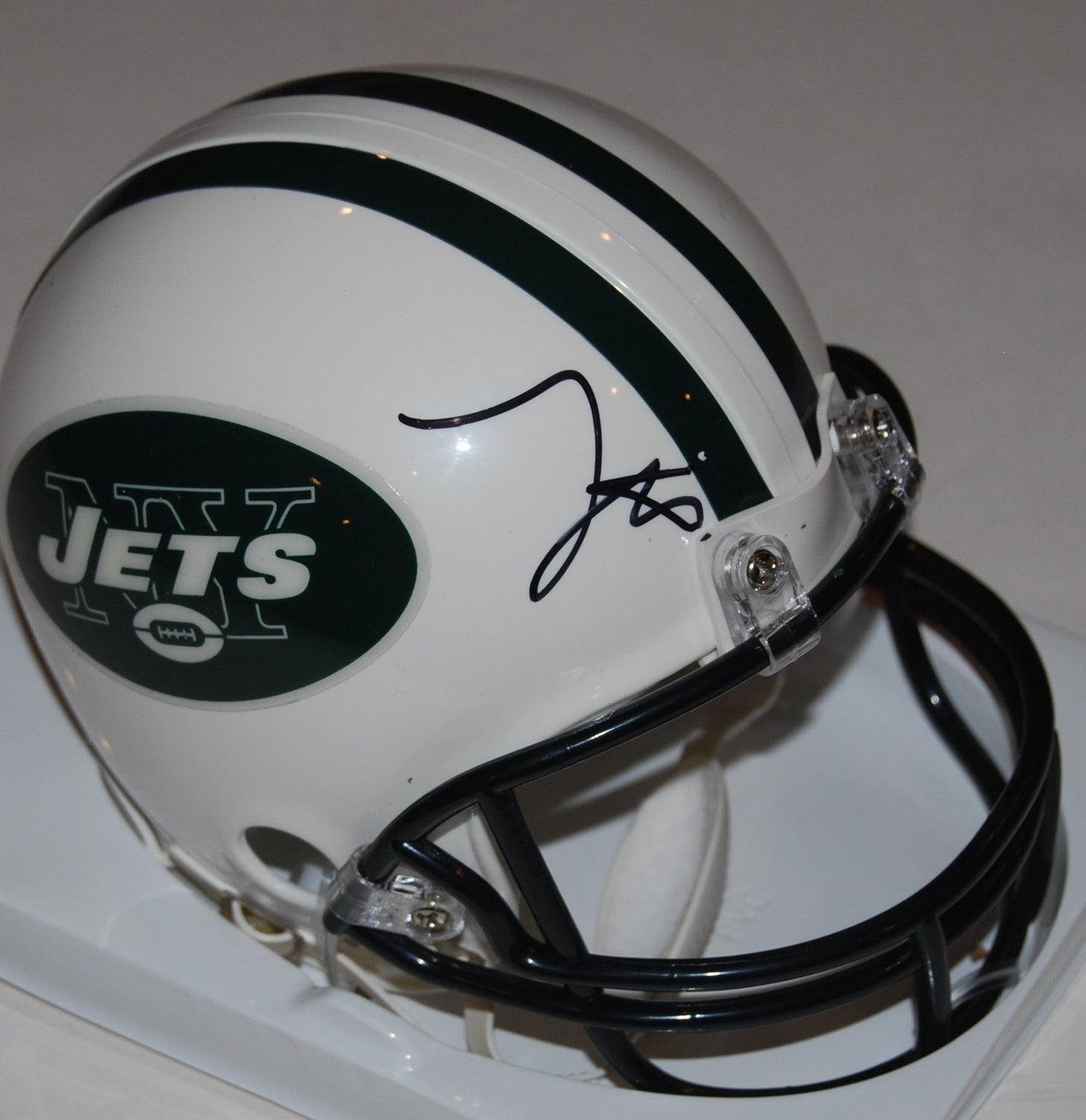 ROBBY ANDERSON signed (NEW YORK JETS) mini football helmet *TEMPLE* W/COA