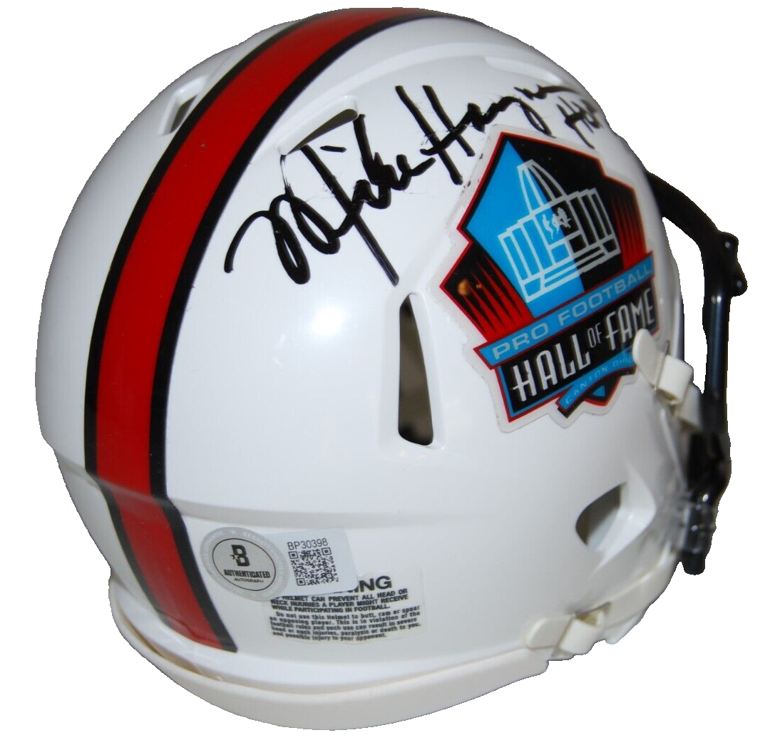 MIKE HAYNES signed (HALL OF FAME) Raiders mini football helmet BECKETT BP30398