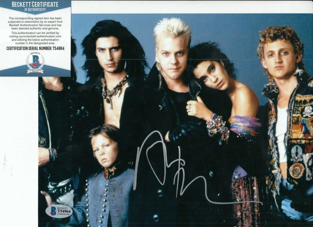 ALEX WINTER signed (THE LOST BOYS) Movie 8X10 photo BECKETT BAS T54964