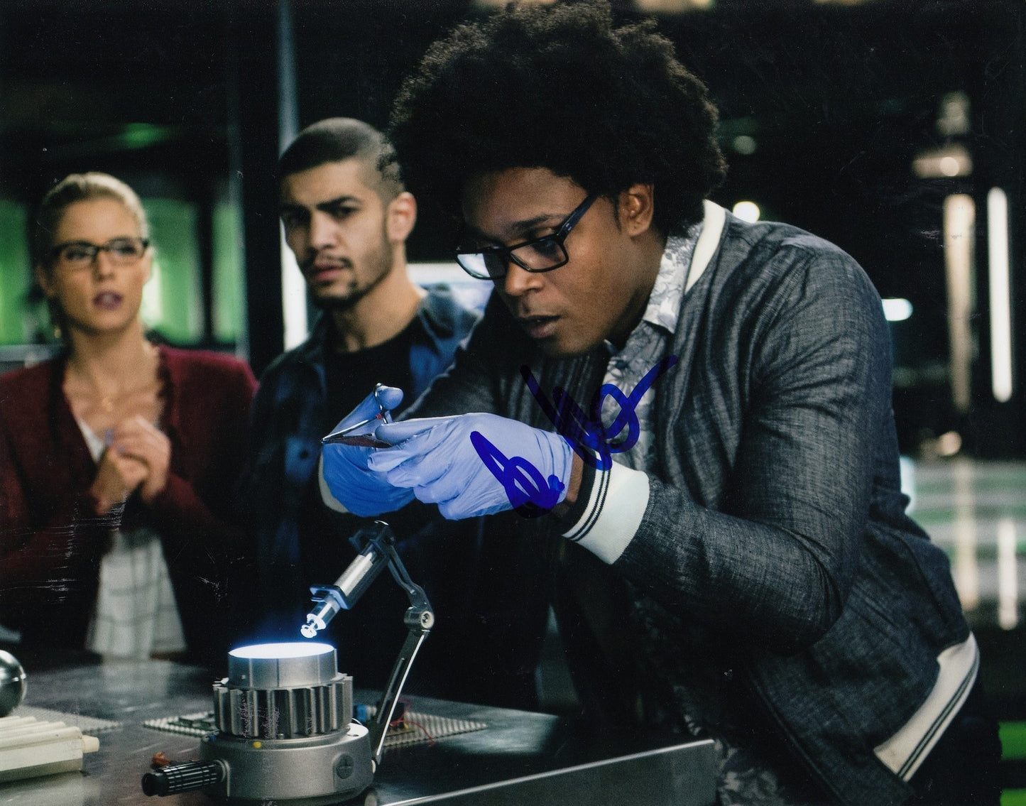 ECHO KELLUM signed *ARROW* Curtis Holt Mr. Terrific8X10 photo W/COA