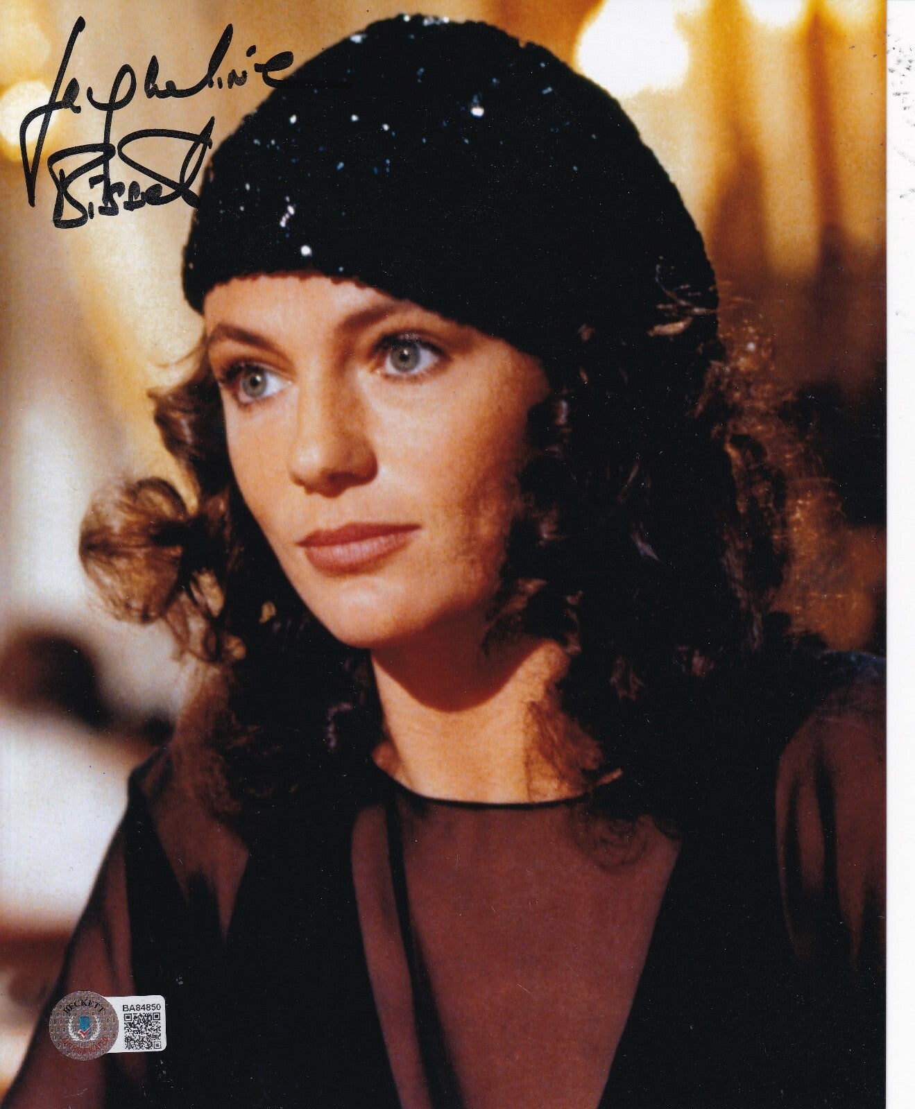JACQUELINE BISSET signed (CASINO ROYALE) Actress 8X10 photo BECKETT BAS BA84850