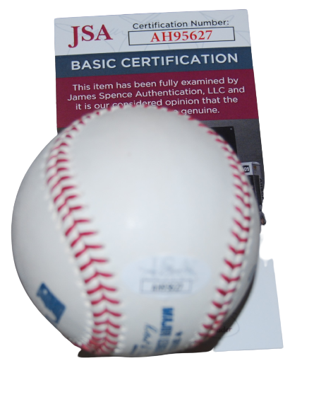 ROCCO BALDELLI signed (MINNESOTA TWINS) OML baseball JSA Authenticated AH95627