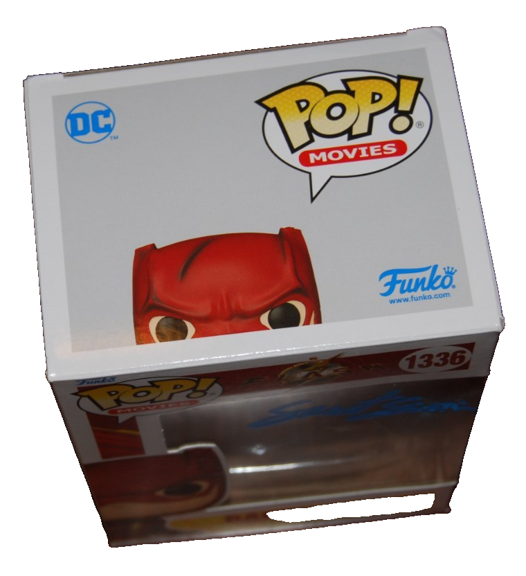 GRANT GUSTIN signed (THE FLASH) Barry Allen #1336 Funko Pop BECKETT BU41107