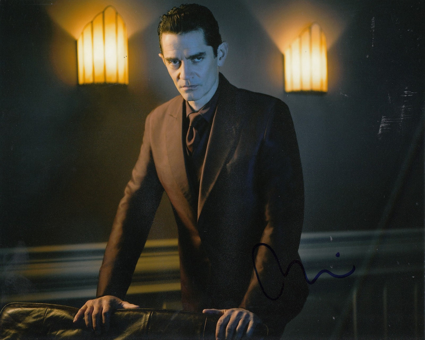 JAMES FRAIN signed (GOTHAM) 8X10 photo *THEO GALAVAN* (AZRAEL) W/COA #3