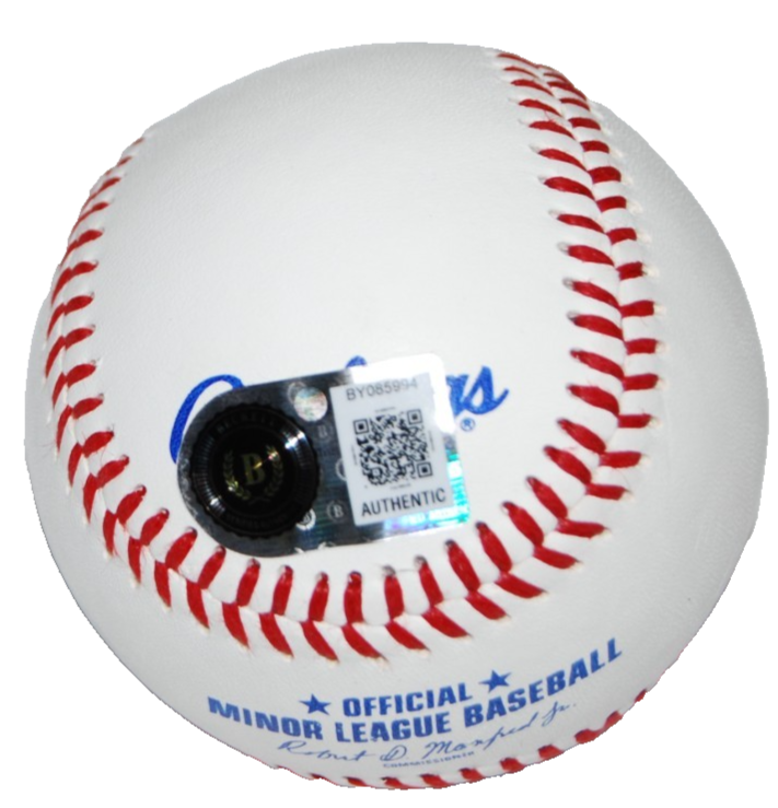 LUKE RALEY signed (SEATTLE MARINERS) ML Minor League baseball BECKETT BY085994
