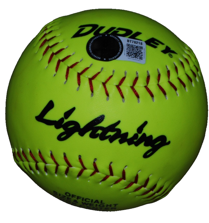 LOVIEANNE JUNG signed (USA SOFTBALL) 2X Olympian Softball BECKETT BAS BT78218