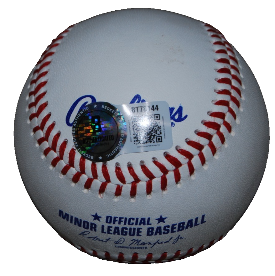 KEVIN GAUSMAN signed (TORONTO BLUE JAYS) Minor League baseball BECKETT BT78144