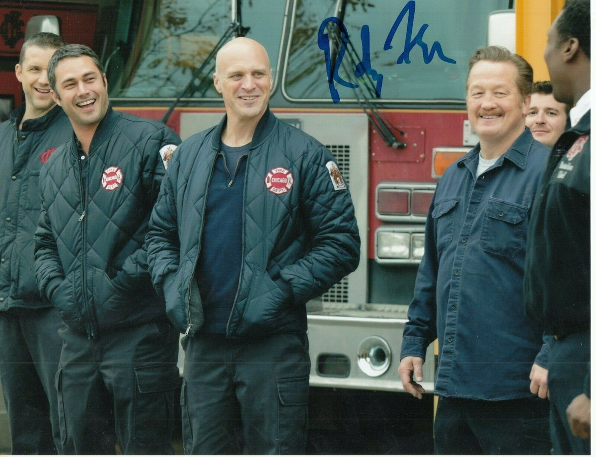 RANDY FLAGLER signed (CHICAGO FIRE) TV SHOW 8X10 photo *Harold Capp* W/COA CPD
