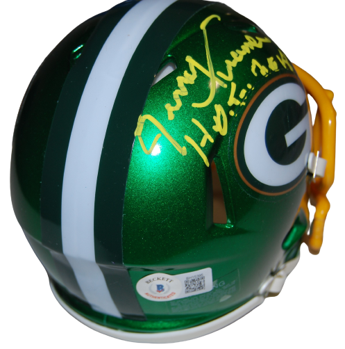 JERRY KRAMER signed (GREEN BAY PACKERS) mini football helmet BECKETT BAS BH15395