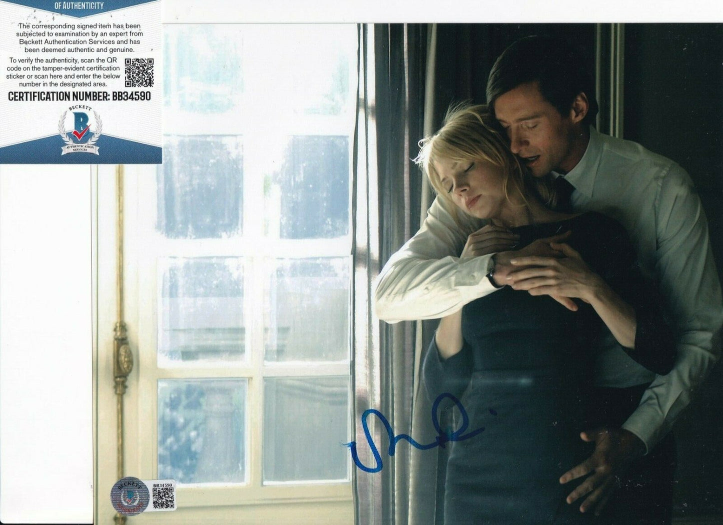 MICHELLE WILLIAMS signed (DECEPTION) Movie 8X10 photo BECKETT BAS BB34590