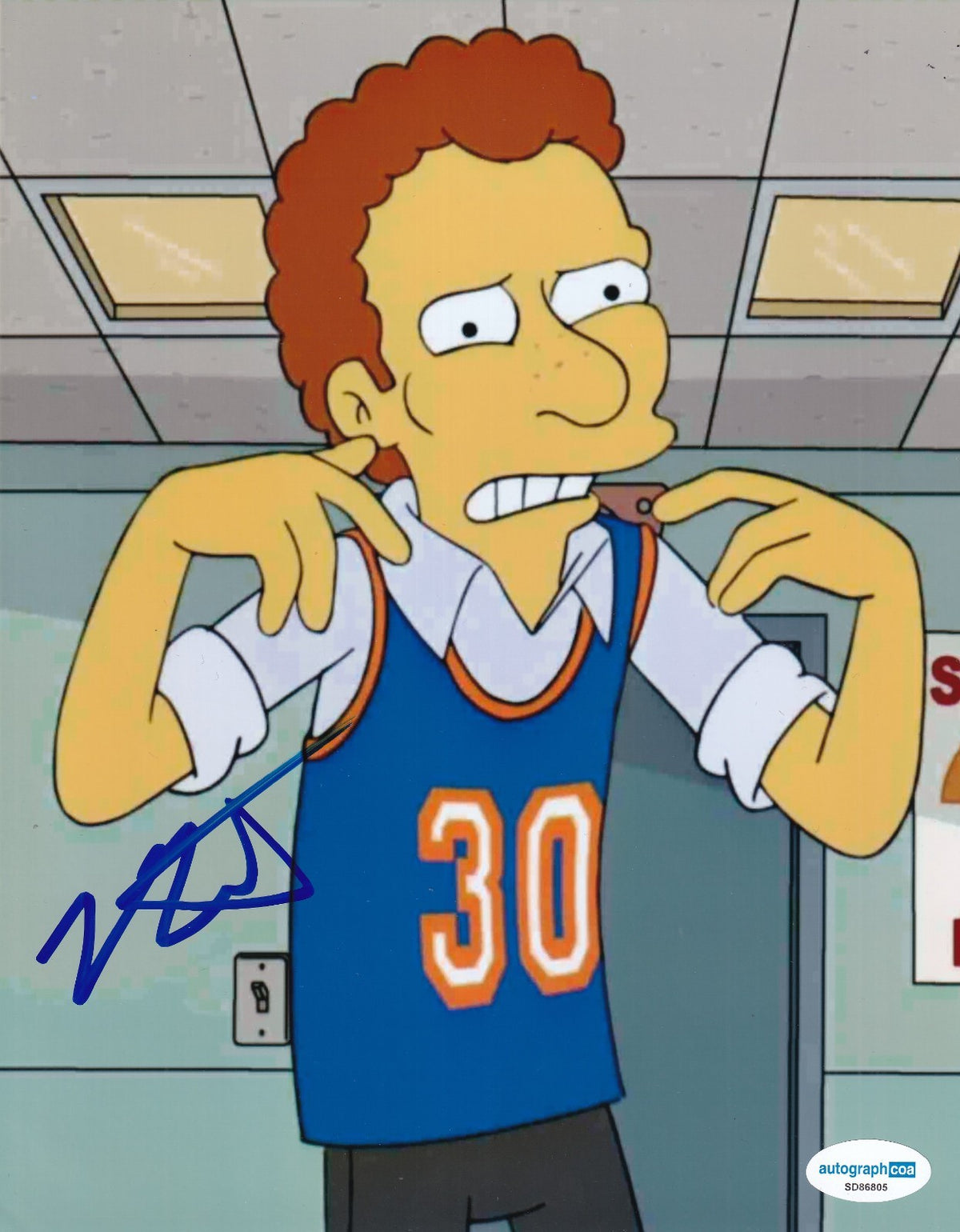 MICHAEL RAPAPORT signed (THE SIMPSONS) TV Show 8X10 photo ACOA SD86805