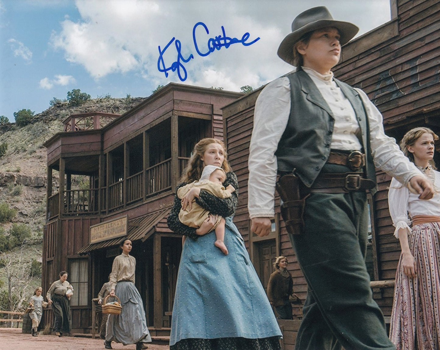 KAYLI CARTER signed (GODLESS) MOVIE 8X10 photo "SADIE ROSE" Private Life W/COA 4