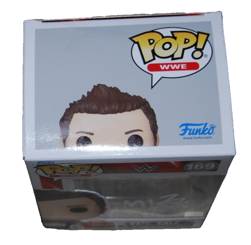 MICHAEL MIZANIN signed THE MIZ Money in the Bank Funko pop #169 BECKETT BU41126