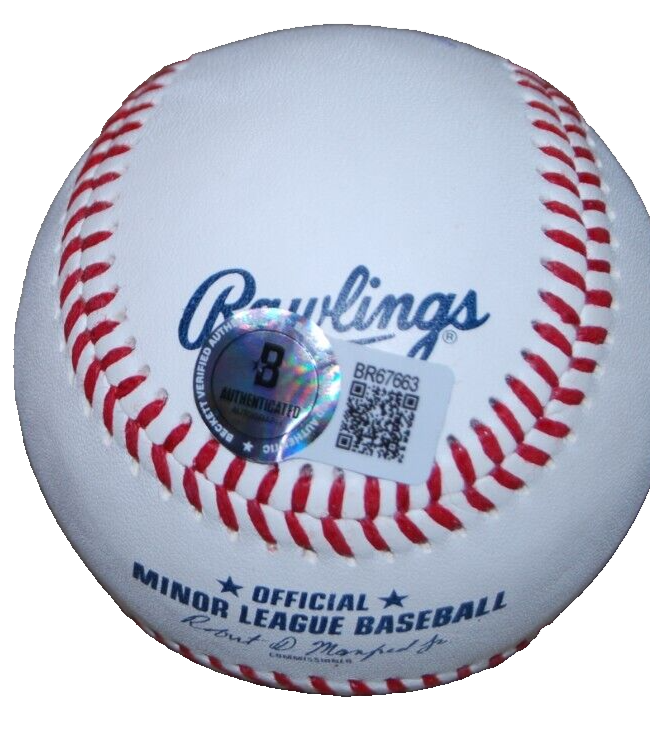 COLSON MONTGOMERY signed (CHICAGO WHITE SOX) minor league ball BECKETT BR67663