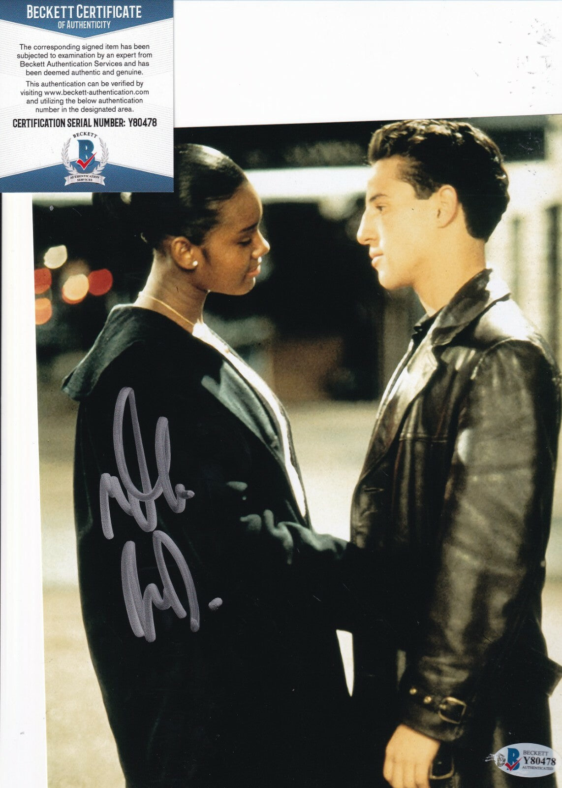 LILLO BRANCATO signed (A BRONX TALE) Calogero 8X10 photo BECKETT BAS Y80478