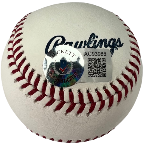 TREVOR HOFFMAN signed (SAN DIEGO PADRES) HOF Logo baseball BECKETT BAS AC93988