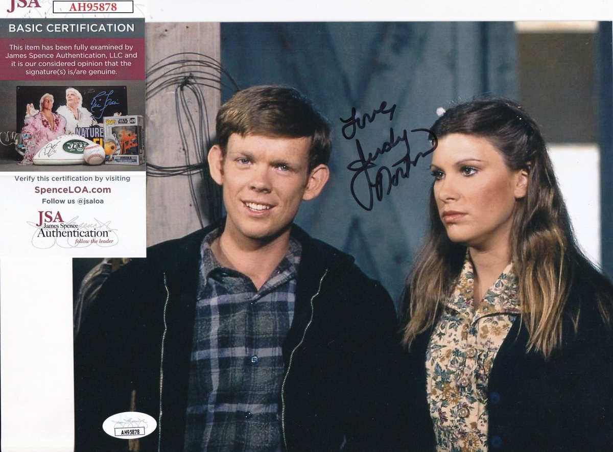 JUDY NORTON signed (THE WALTONS) Mary Ellen Actress 8X10 photo JSA COA AH95878