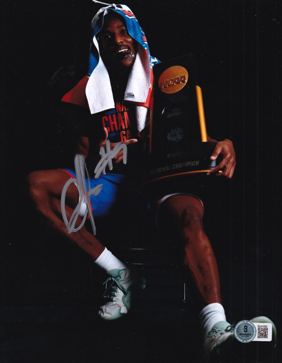 RUEBEN CHINYELU signed (FLORIDA GATORS) basketball 8X10 photo BECKETT BU41092
