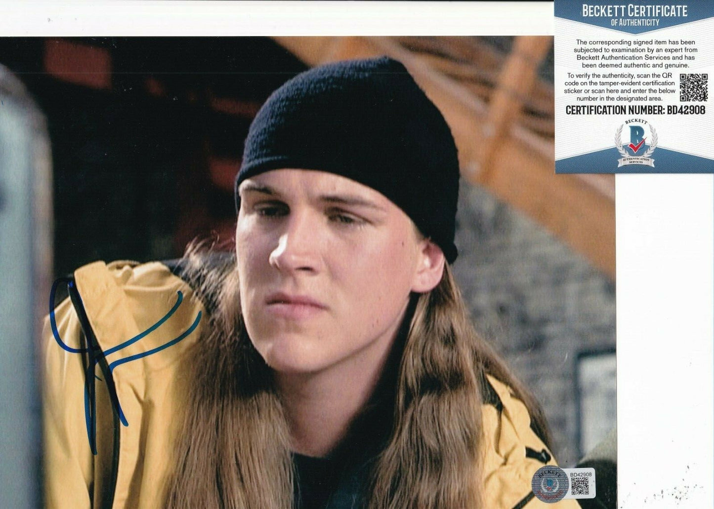 JASON MEWES signed (JAY AND SILENT BOB) Movie 8X10 photo BECKETT BAS BD42908