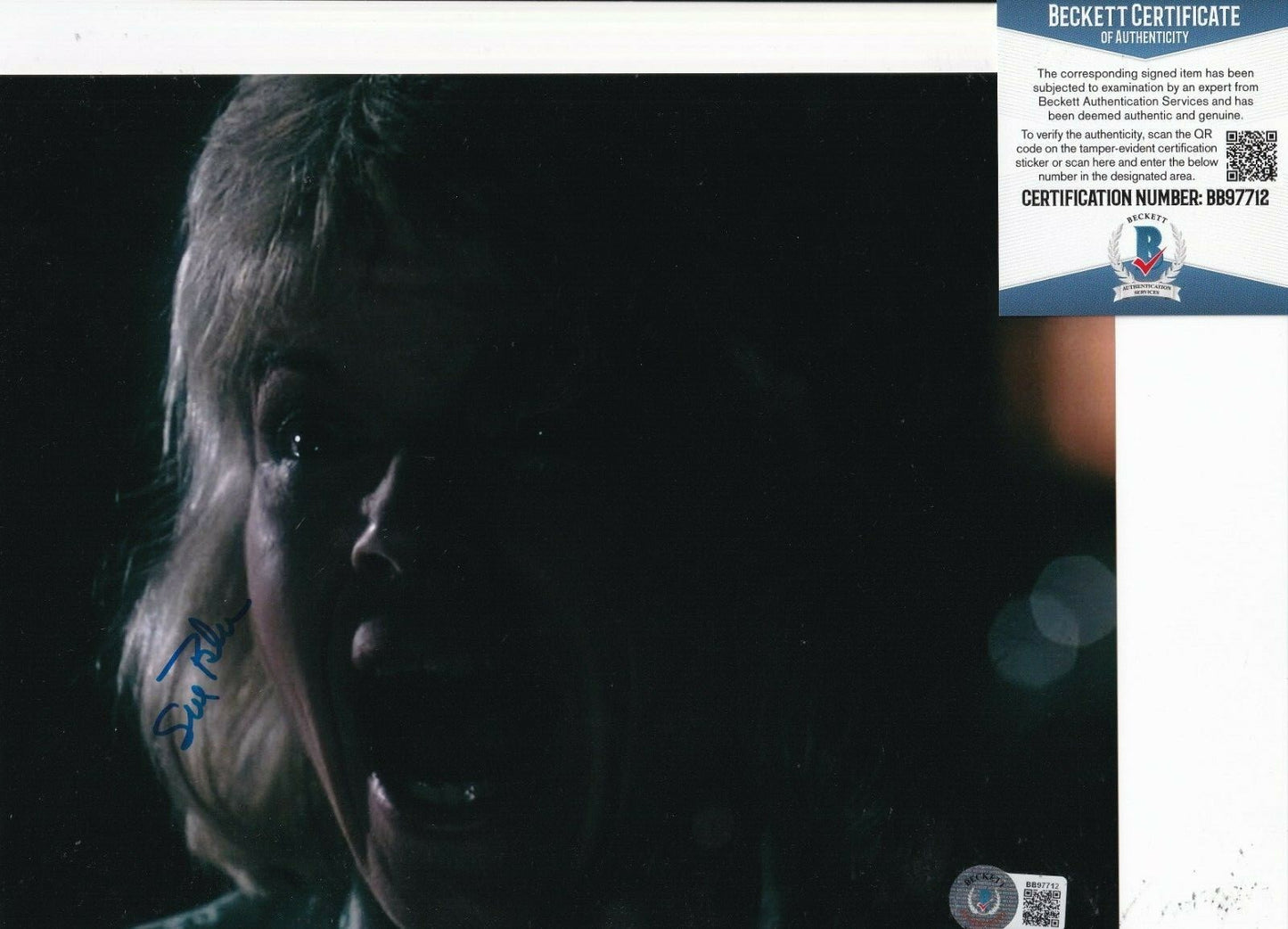 SUSAN BLU signed (FRIDAY THE 13TH) Movie 8X10 photo BECKETT BAS BB97712