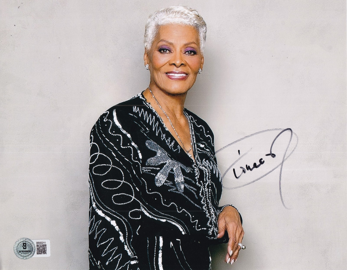 DIONNE WARWICK signed (R&B Hall of Fame) Music 8X10 photo BECKETT BAS BR00211