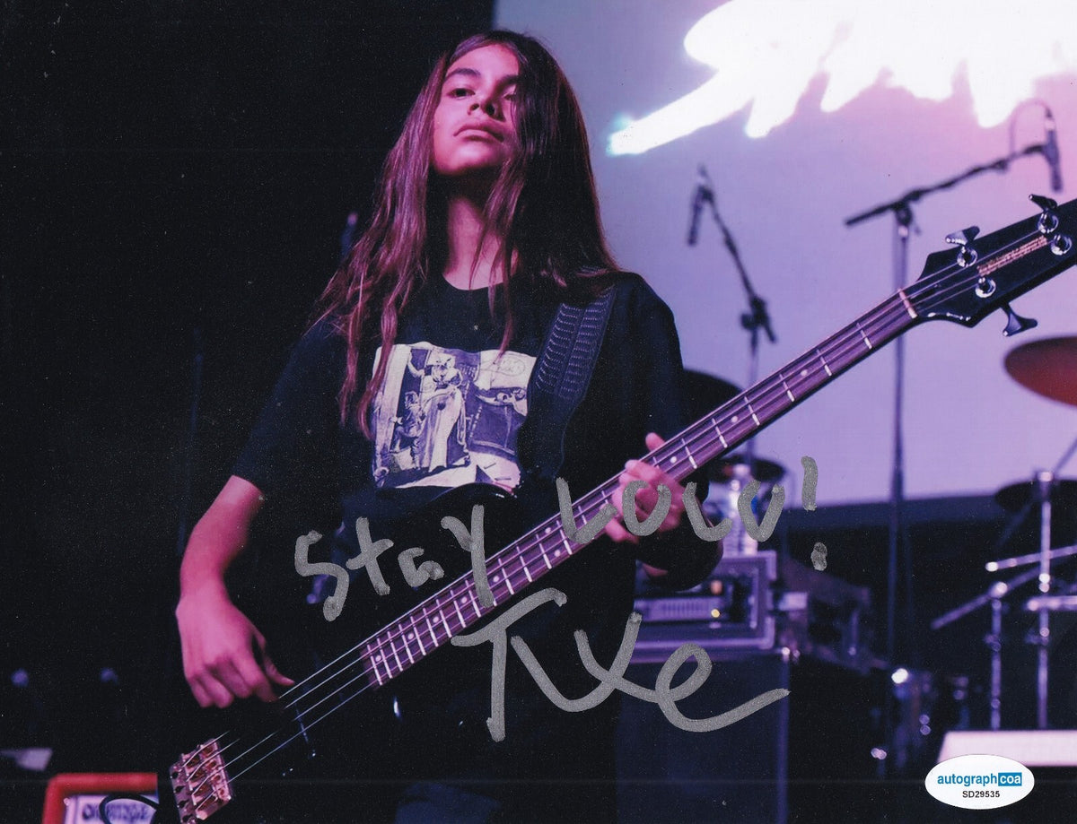 TY TRUJILLO signed (SUICIDAL TENDENCIES) Music Bassist 8X10 photo ACOA SD29535