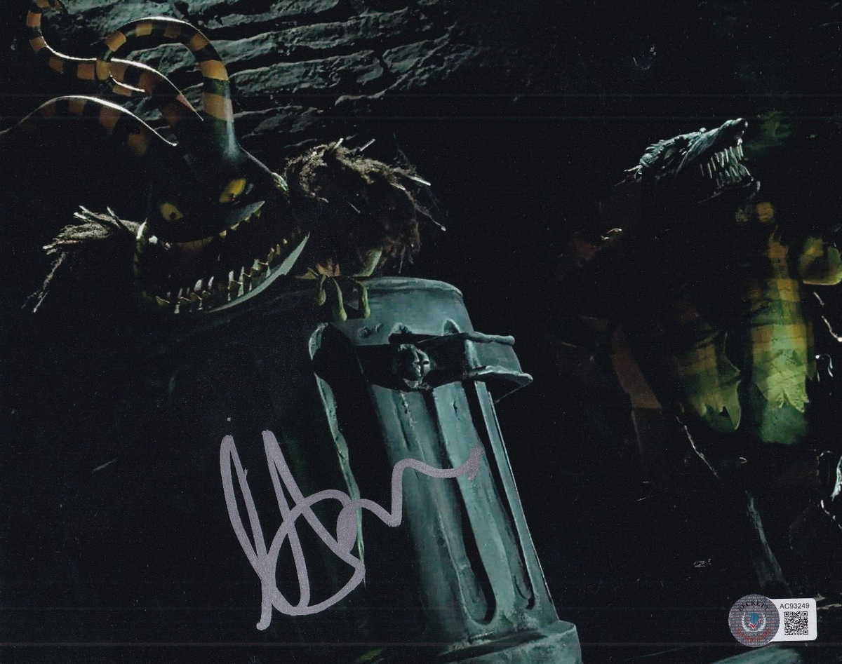 GREG PROOPS signed (A NIGHTMARE BEFORE CHRISTMAS) 8X10 photo BECKETT BAS AC93249