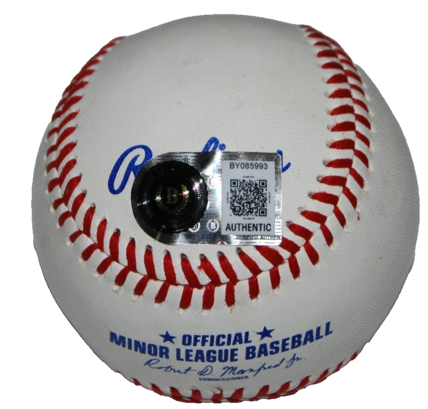 DOMINIC CANZONE signed (SEATTLE MARINERS) Minor League baseball BECKETT BY085993