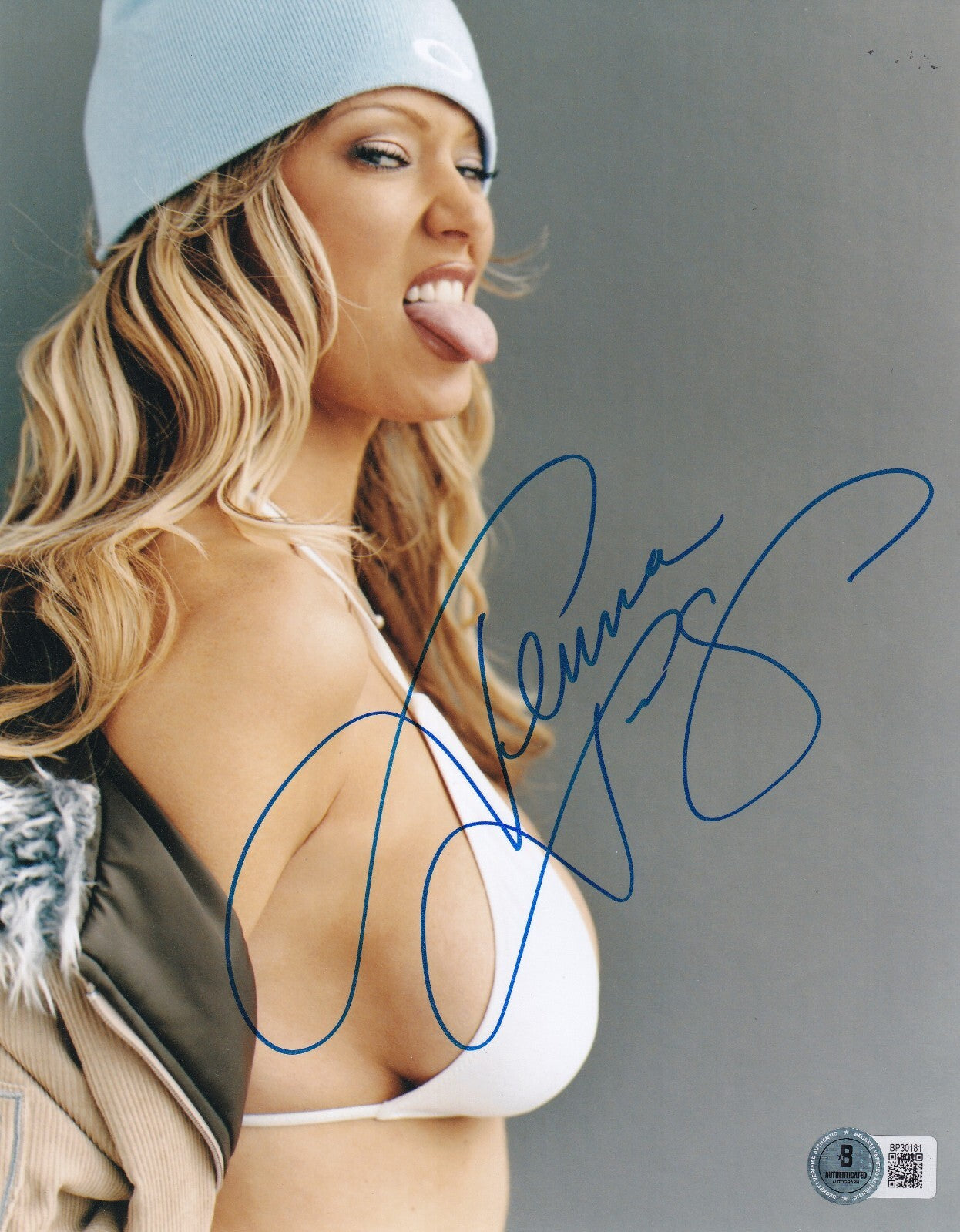 JENNA JAMESON signed (LEGENDARY XXX) ADULT Star 8X10 photo BECKETT BAS BP30181