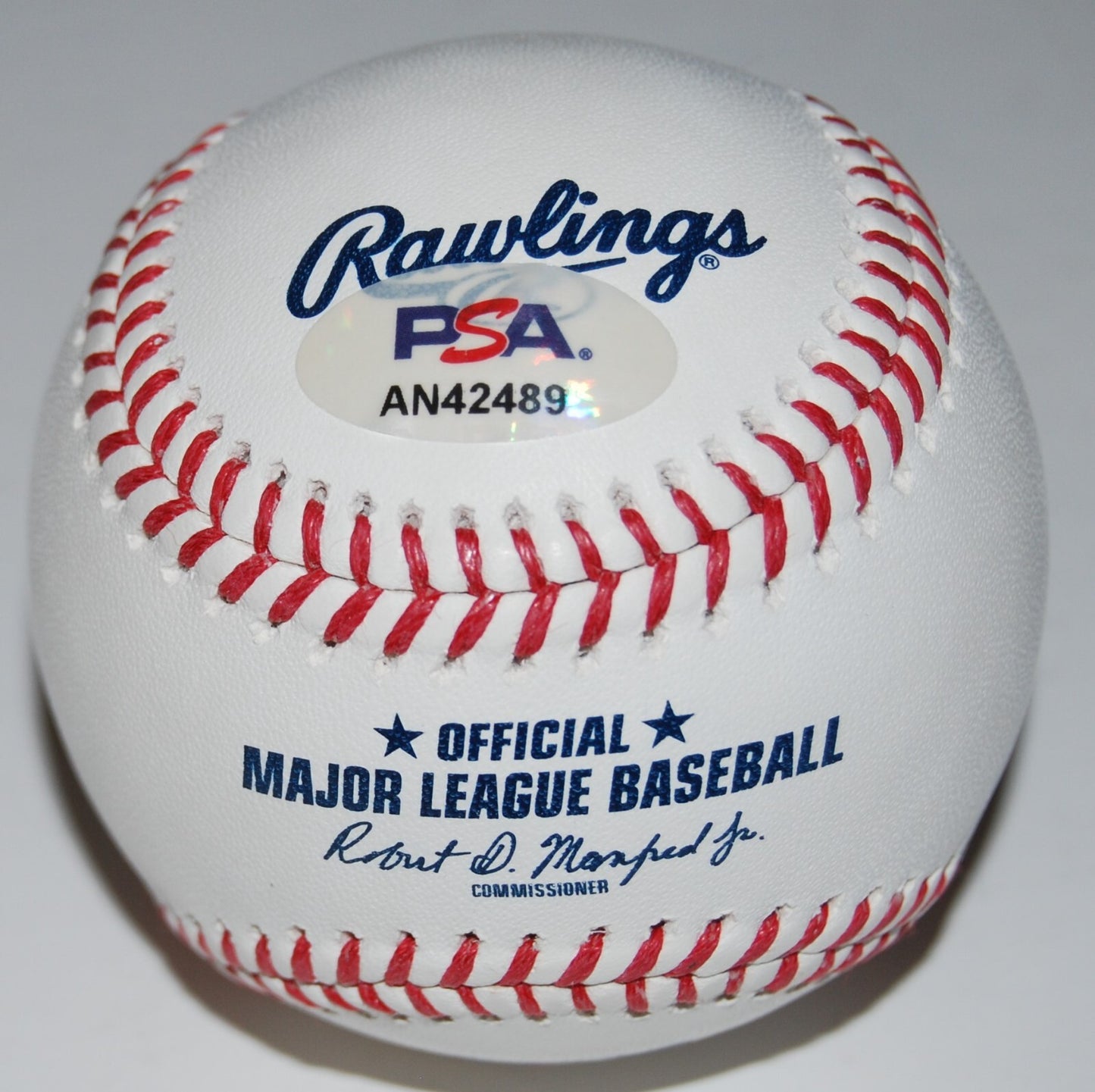 JORDAN WICKS signed (CHICAGO CUBS) OML Major League baseball PSA/DNA AN42489
