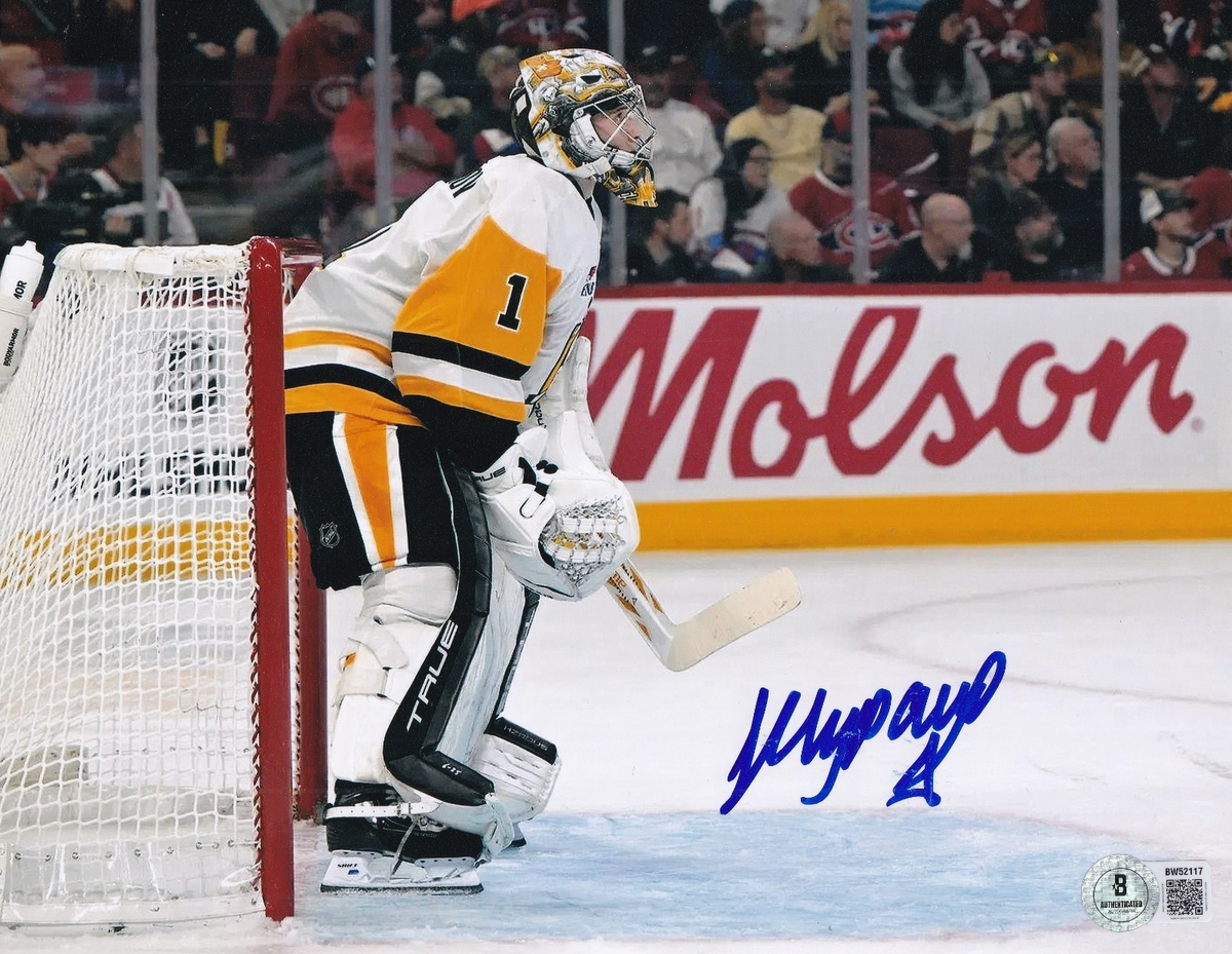SERGEI MURASHOV signed (PITTSBURGH PENGUINS) 8X10 photo BECKETT BAS BW52117