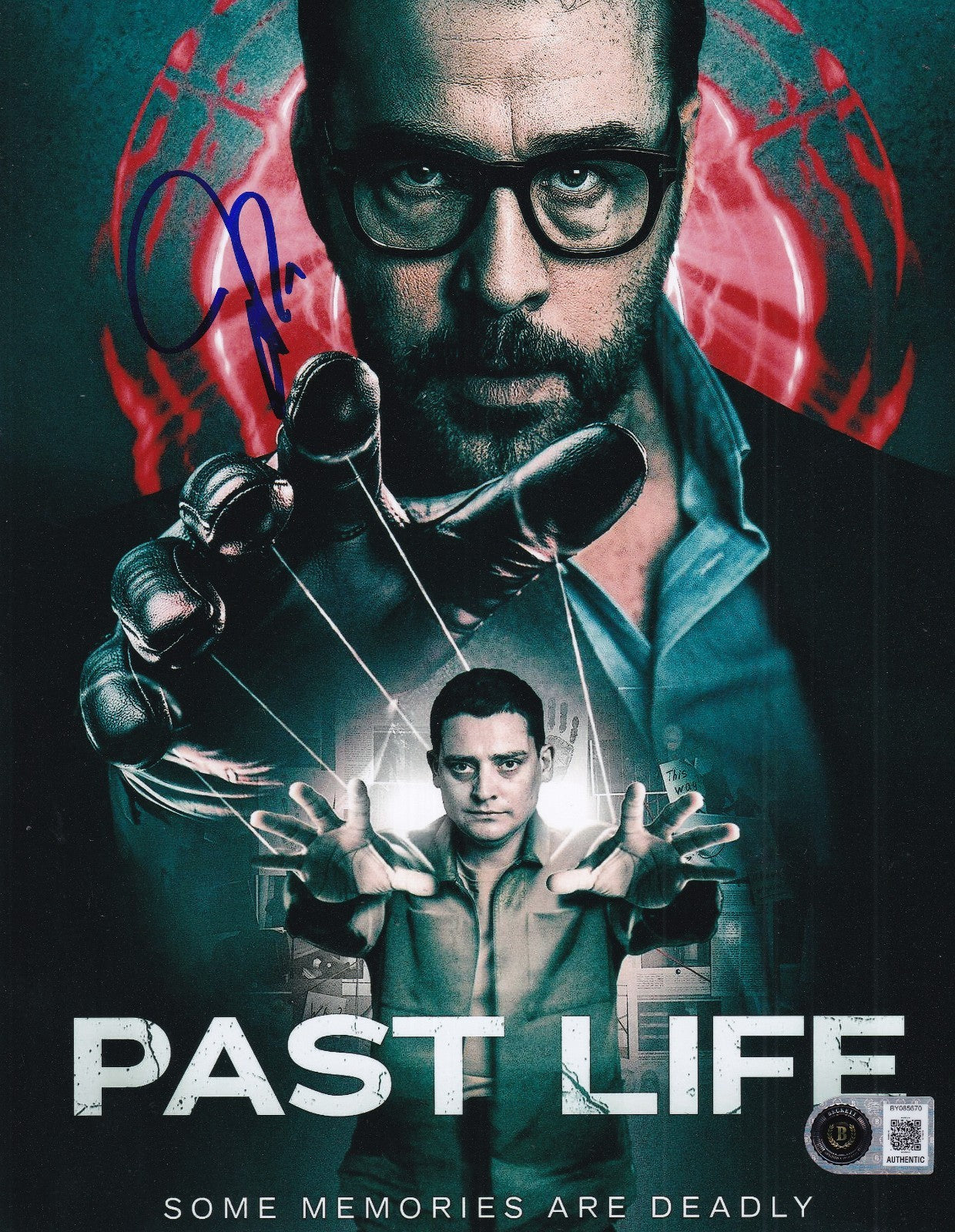 JEREMY PIVEN signed (PAST LIFE) Movie poster 8X10 photo BECKETT BAS BY085670