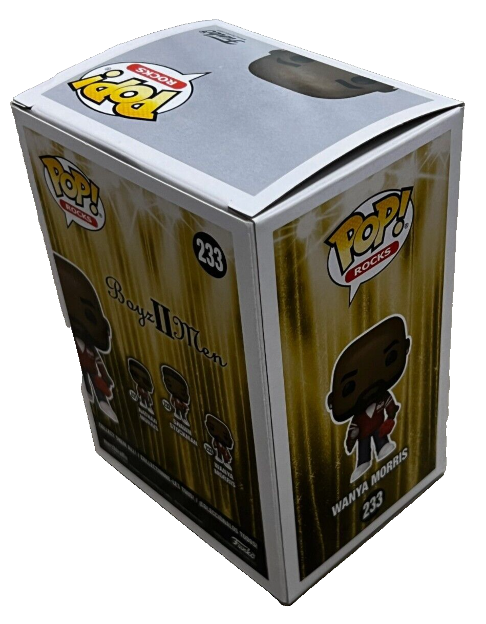 WANYA MORRIS signed (BOYS II MEN) #233 Funko Pop Rocks! BECKETT BAS BP89863