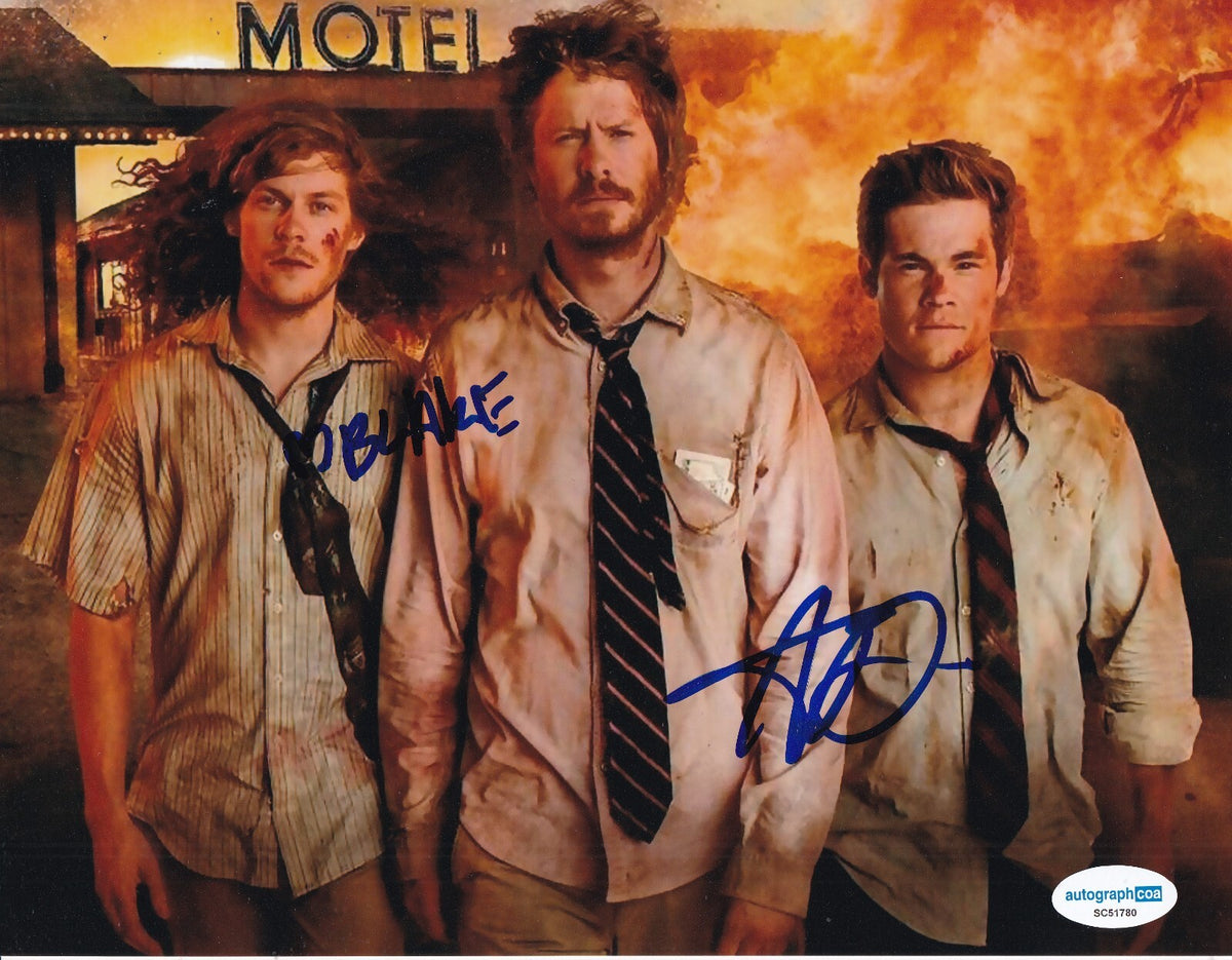 WORKAHOLICS cast signed 8X10 PHOTO Blake and Adam 8X10 photo ACOA SC51780
