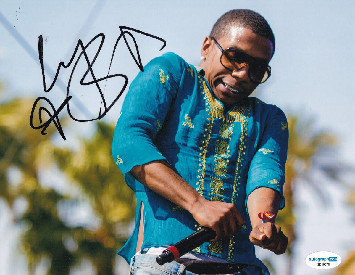 LIL B signed (B.O.R BIRTH OF RAP) Rap Singer BASEDGOD 8x10 photo ACOA SD19078