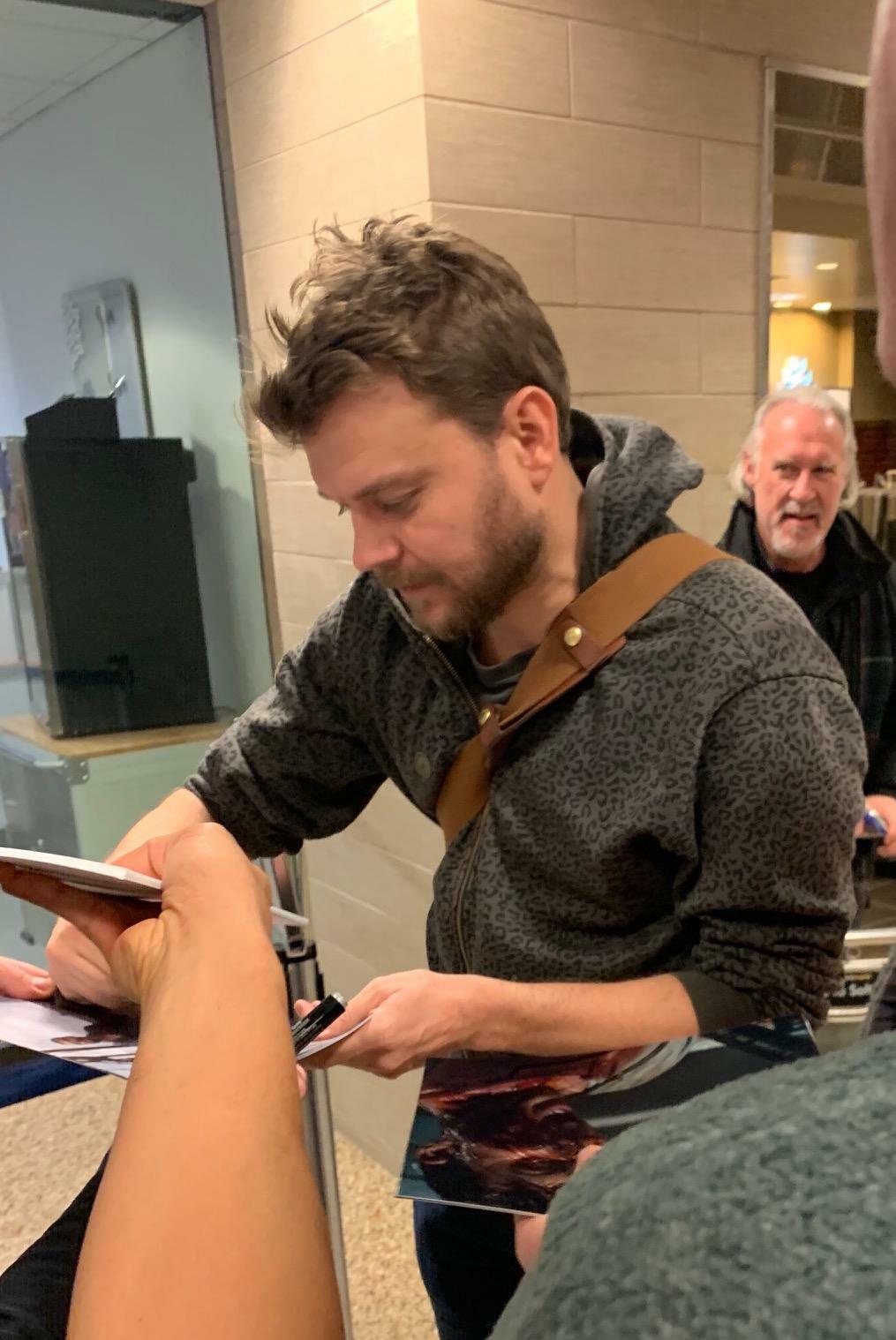 PILOU ASBAEK signed (OVERLORD) Movie *Wafner* 8X10 photo *PROOF* W/COA #1