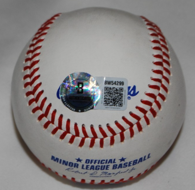 JAMESON TAILLON signed (CHICAGO CUBS) Minor League baseball BECKETT BW54299