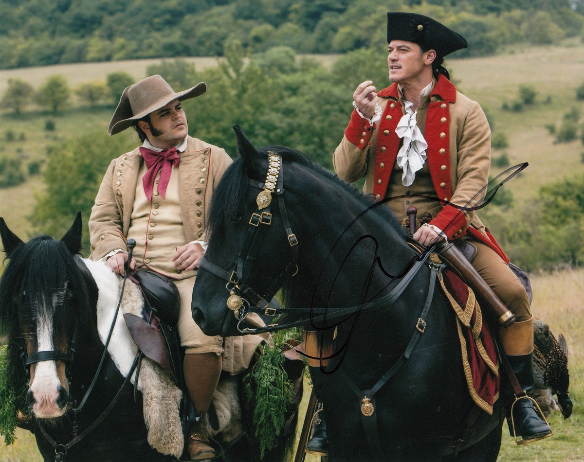 LUKE EVANS signed (BEAUTY AND THE BEAST) Movie 8X10 photo *GASTON* W/COA #2
