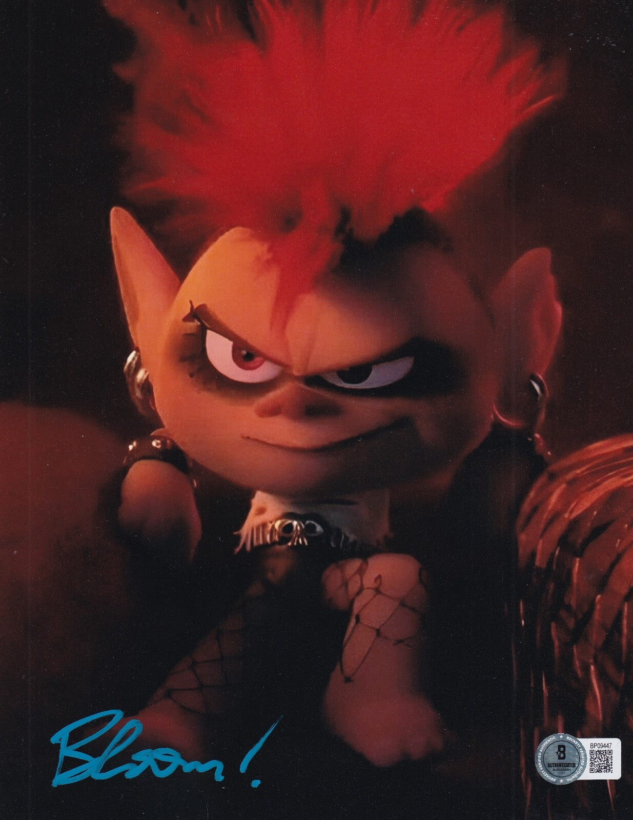 RACHEL BLOOM signed (TROLLS WORLD TOUR) Barb movie 8X10 photo BECKETT BP09447