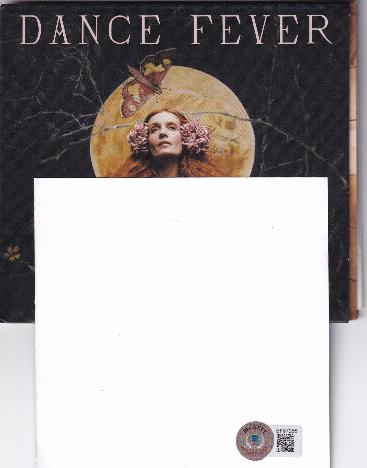 FLORENCE WELCH signed (FLORENCE + THE MACHINE) DANCE FEVER art card BAS BF87255